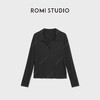 ROMI STUDIO“肤感至上”桑蚕丝混纺独特翻领长袖上衣 RWDSS03165 商品缩略图1