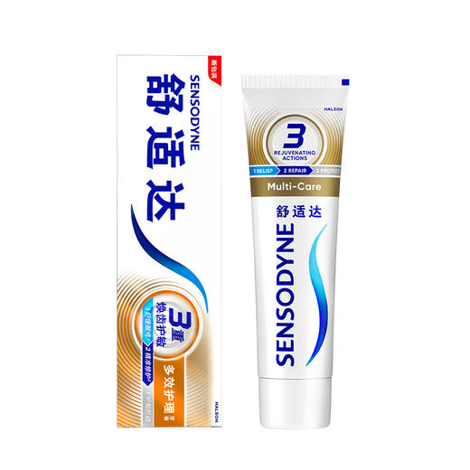 【632优选】舒适达多效护理牙膏100g*2+舒适达劲速护理牙膏70g-SH1159 商品图1