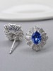 1.63ct蓝宝石耳钉 商品缩略图2