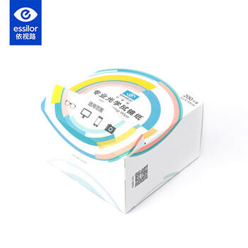 依视路（ESSILOR）专业拭镜纸200片装擦镜纸单反镜头眼镜片清洁湿纸巾屏幕镜头纸1盒 /钟表眼镜 /眼镜 /眼镜配件/护理剂 商品图1