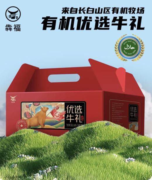 犇福有机优选牛礼延边黄牛肉3kgJL 商品图0
