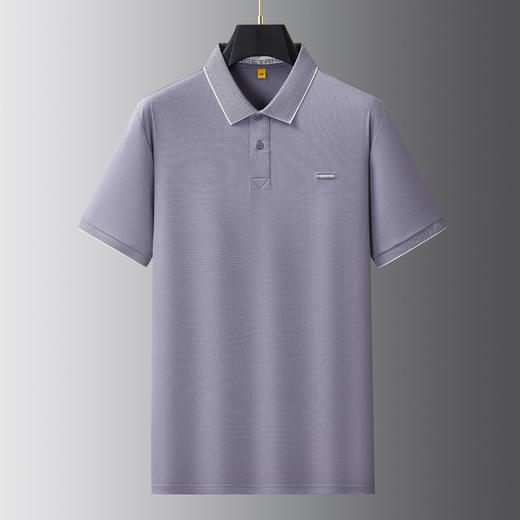 【DG】大依优型大码男装夏季简约翻领短袖POLO衫商务休闲棉质上衣多色 商品图1