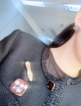 小香蝴蝶结平底鞋胸针（XTY）