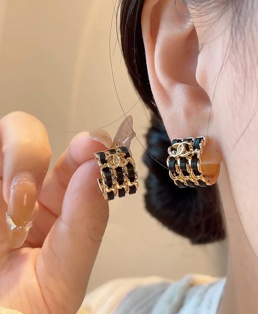 香奈儿   26p 小羊皮 穿皮链系列 项链 手链 耳钉 商品图9