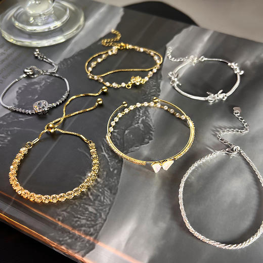 YW买手优选ins精致多款轻奢蝴蝶爱心手链171157441（预售3-5天发货） 商品图2