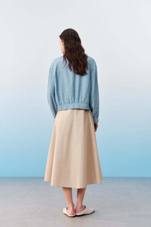 G2000女装SS26商场新款立领休闲长袖外套61287060 商品图2