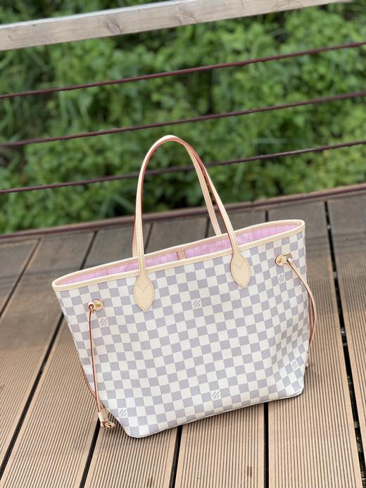 驴家 neverfull 中号 白色棋盘格 中号 粉色内里（JPH） 商品图1