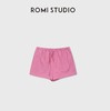 ROMI STUDIO"松弛随性"全棉高密高支纸感阔腿休闲裤 RWDSX62310 商品缩略图0