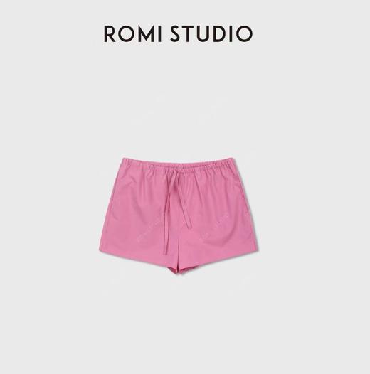 ROMI STUDIO"松弛随性"全棉高密高支纸感阔腿休闲裤 RWDSX62310 商品图0