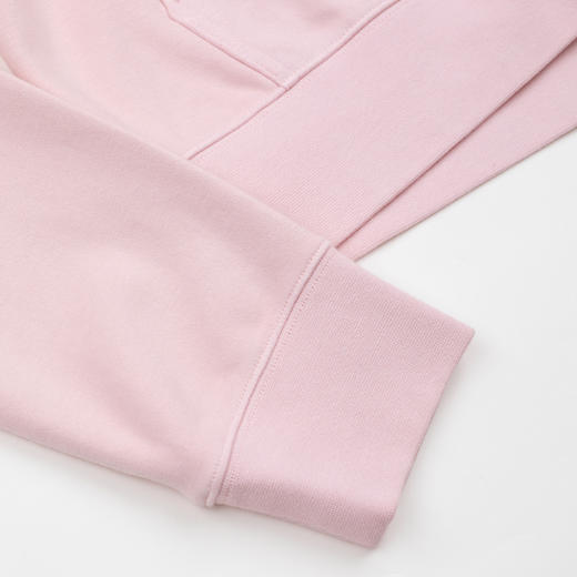 ROMI STUDIO“春日色彩”做旧洗水宽松粉色连帽拉链卫衣RWDSSD1920 商品图4