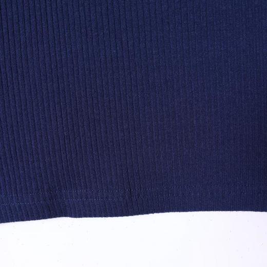 SDSA男装2026新款高贵轻奢潮牌纯色肌理半纽扣立领长袖T恤百搭潮 商品图3