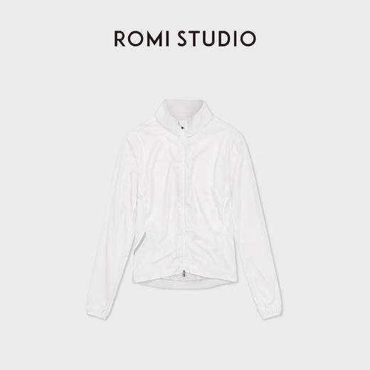 ROMI STUDIO“专业运动”弹力凉感修身双拉链调节外套RWDSW91926 商品图1