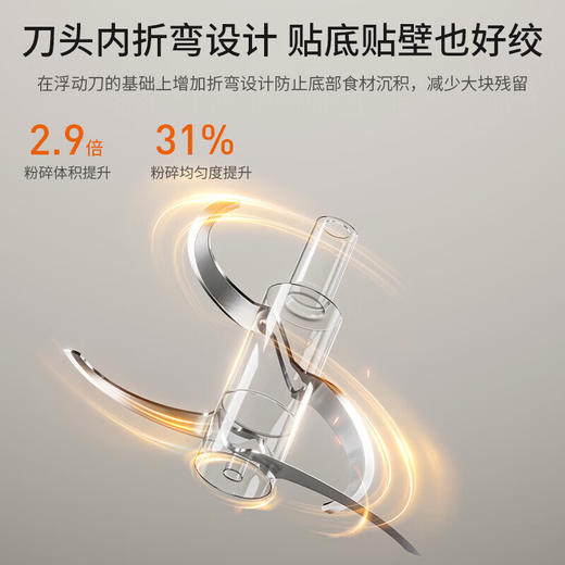 九阳不锈钢绞肉机家用绞馅碎肉机电动料理搅拌打肉饺子肉馅蒜蓉机 商品图4