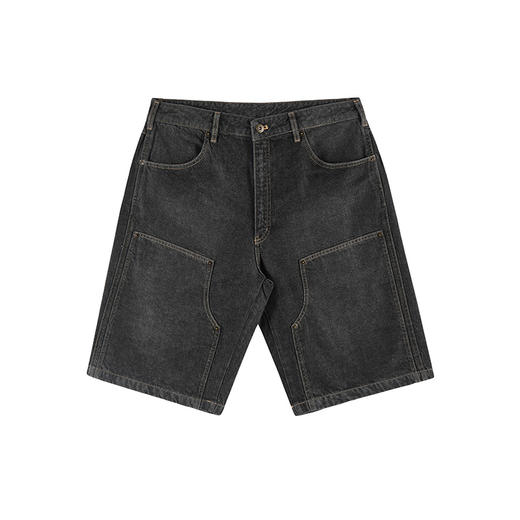 Dickies春夏新款宽松牛仔工装短裤 前侧贴片装饰双膝短裤 男女 DK0A87SN 商品图3