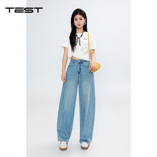 春上新简约刺绣修身显瘦百搭上衣1261045 商品图0