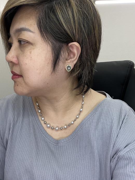 【日本溯源之旅】设计师独款 18k托帕石钻石耳夹 大克拉托帕石10ct  立体切磨工艺 围镶钻石复古优雅 钻石0.46ct 弹力双夹 8.3g（展会产品拍下后不支持7天无理由退换货） 商品图3