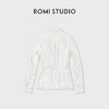 ROMI STUDIO“优雅绅士”汉麻混纺老钱气质白色西装外套RWDSWG2235 商品缩略图1