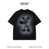 SDSA男装2026新款高贵轻奢简约卡通印花圆领短袖T恤百搭宽松上衣 商品缩略图0