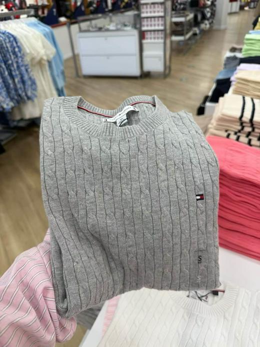 599元/2件 Tommy女士薄款 适合春夏秋 半袖麻花针织衫  春秋打底！夏日单穿 超级仙 美国代购，无中文标签，介意慎拍 商品图5