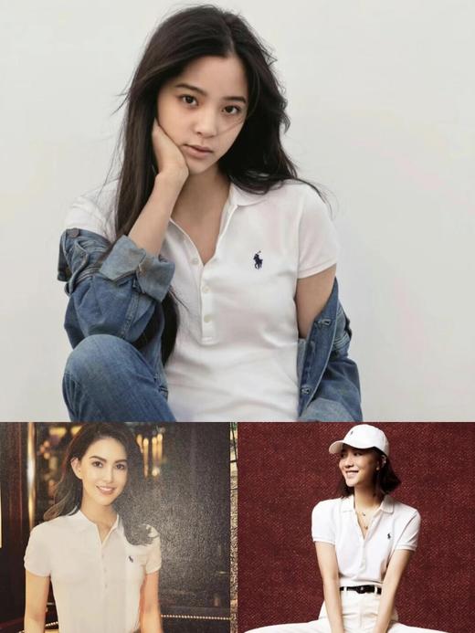 毒家正品单。欧阳娜娜  昆凌等明星同款~女款！ 毒家 四色！ 拉夫劳伦美式复古老钱风女士修身款 Polo 衫 商品图1