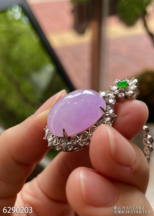 6290203，紫罗兰蛋面吊坠，具体价格微信咨询 商品图3