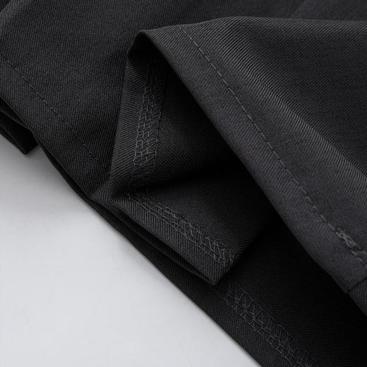 西遇半身裙2024秋季新款美式复古百褶A字高腰显瘦灰色休闲长半裙P0043154 商品图3