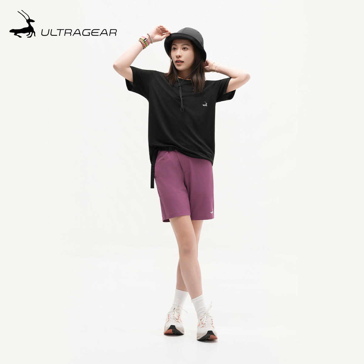 优极UG 中性款速干透气跑步短裤