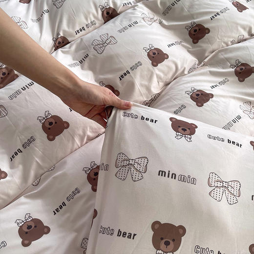 【有氧针织棉四件套】贴身裸睡 母婴A类针织 亲肤感受 云般棉柔 每一针每一线给你柔软的呵护 商品图6