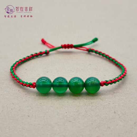 【智在吉祥】人时通关编织手链（4颗珠子、5颗珠子木能量通关） 商品图6
