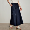 【林栖设计小店】闲步生风|藏蓝色优雅百搭配围腰屁帘2026夏新款阔腿裤子 商品缩略图0