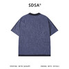 SDSA男装2026新款高贵轻奢时尚拼接撞色肌理感圆领短袖T恤百搭潮 商品缩略图4