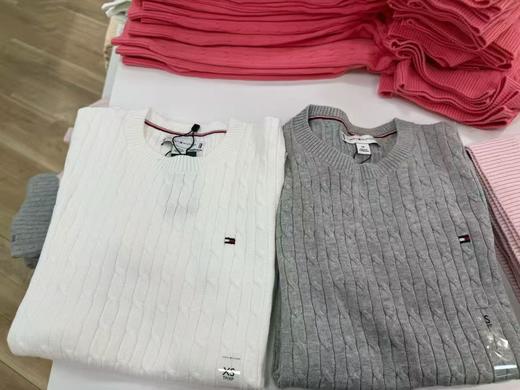 599元/2件 Tommy女士薄款 适合春夏秋 半袖麻花针织衫  春秋打底！夏日单穿 超级仙 美国代购，无中文标签，介意慎拍 商品图4