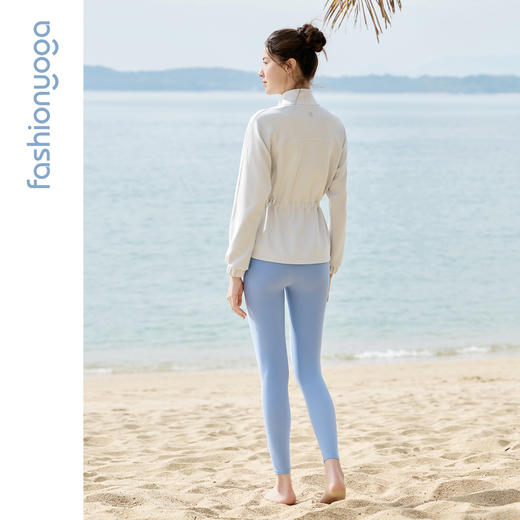 凡圣瑜伽收腰空气层外套F16803 商品图7