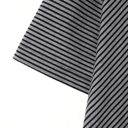 SDSA男装2026新款高贵轻奢潮牌时尚撞色斜纹圆领短袖T恤百搭上衣 商品图3