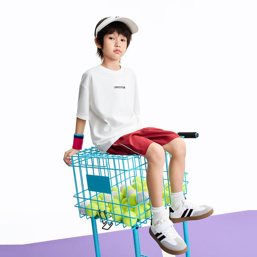 男童全腰梭织短裤夏季新款安奈儿童装EB626603 商品图5