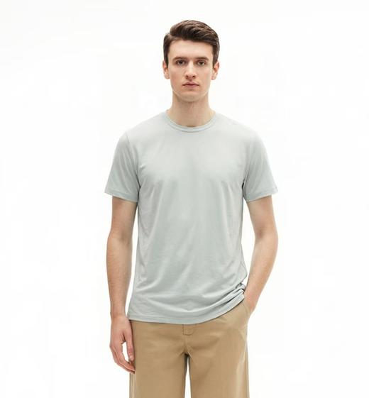 【直发】LONDONFOG 男士圆领净色平纹短袖T恤﹣DLSKTM26A751 商品图0