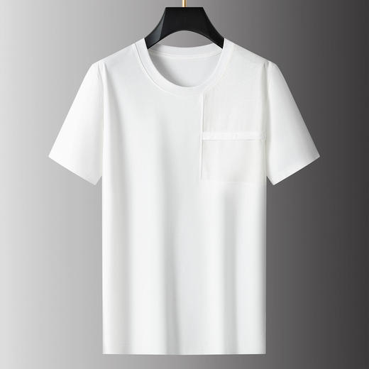 【DPS】大依优型大码男装夏季圆领短袖T恤休闲百搭纯色上衣棉质短袖 商品图2