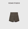 ROMI STUDIO轻盈裸感无束缚  夏季简约弹力高腰短裤RWCRXW3941 商品缩略图1