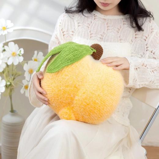 苏苏姐家“桃”你欢喜抱枕手工diy编织钩针梦羽195g毛线团材料包 商品图1