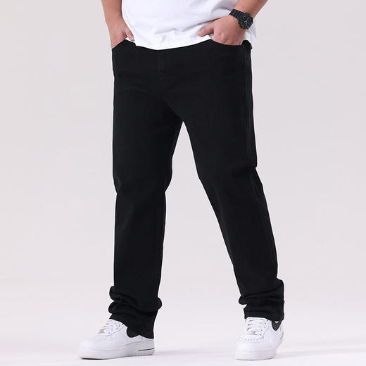 【DYG】大依优型大码男装棉质牛仔裤长裤宽松休闲直筒牛仔裤加肥加大码 商品图2