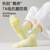 「7双礼盒装！新疆长绒棉」袜子女7A袜春秋季中筒吸汗短袜长袜棉配饰 商品缩略图2