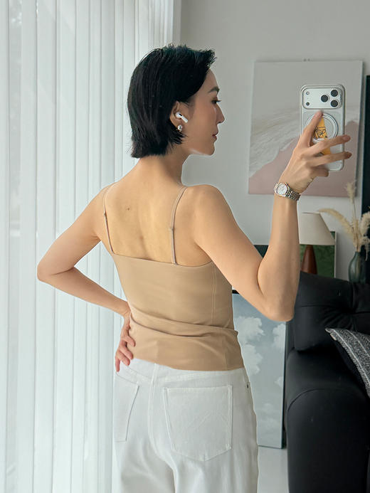 「工厂团购上新」 春夏蕾丝边百搭吊带背心 自带胸垫 商品图1