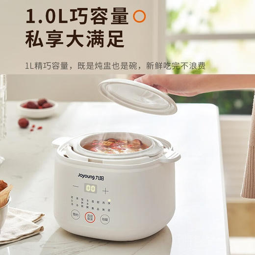 九阳隔水炖1.0L升电炖锅家用燕窝电炖盅婴儿辅食锅宝宝煮粥煲汤锅 商品图2