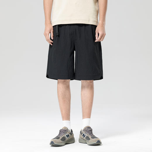 gxgjeans男装【肌理感面料】26夏款男士休闲短裤潮流简约百搭户外运动裤男K&C 商品图1