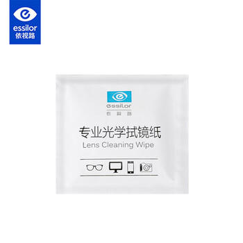 依视路（ESSILOR）专业拭镜纸200片装擦镜纸单反镜头眼镜片清洁湿纸巾屏幕镜头纸1盒 /钟表眼镜 /眼镜 /眼镜配件/护理剂 商品图3