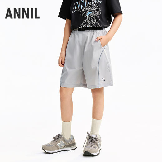 男童全腰梭织短裤夏季新款安奈儿童装EB626603 商品图0