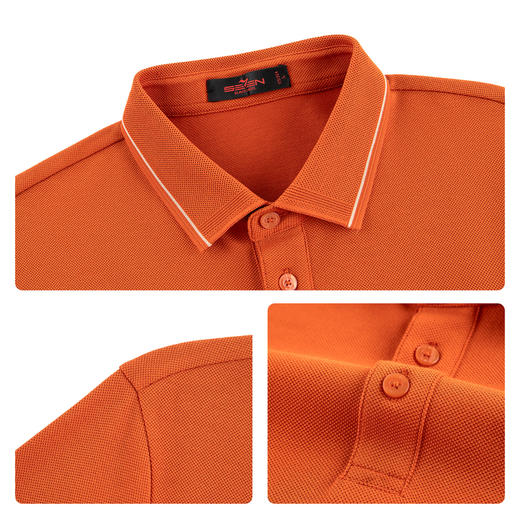 【龙图案】柒牌男装2026夏季新品冰感凉感舒适莱赛尔短袖POLO衫 130T71430 商品图3