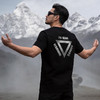 自由基地夏季新款简约个性反光印花标志短袖T恤战术搭配透气汗衫 NMT-2263 商品缩略图1