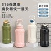 高颜值316不锈钢吸管保温杯男户外运动水杯吨吨壶大容量健身水壶 商品缩略图0