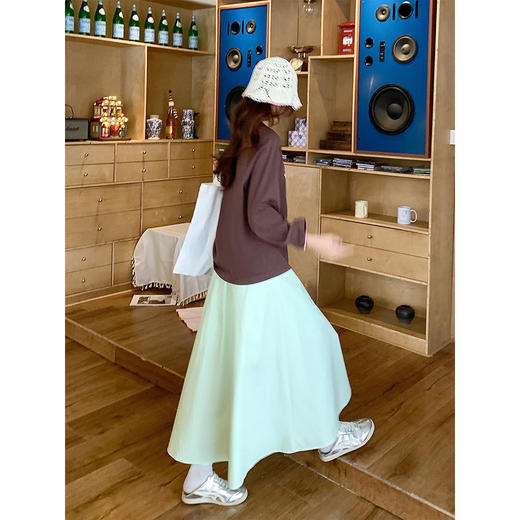 <曾小咸推荐>4.2现货秒杀 ！微信超特价！韩系印花长袖t恤 日常159.99 立减100 秒杀59.99！！绿色半裙 日常199.99 立减110 秒杀89.99！！ 商品图4